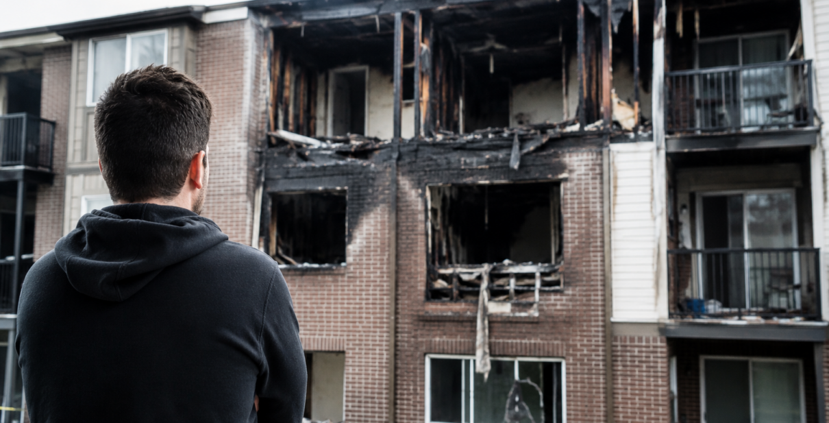 Illustration d'un incendie au Québec