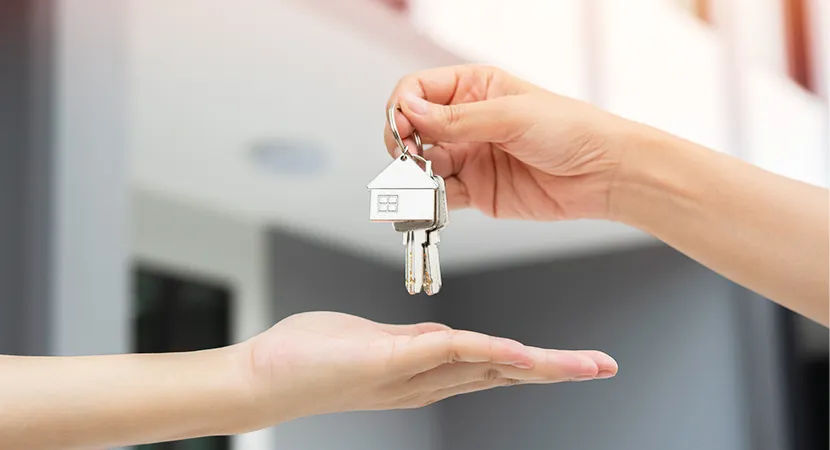 Remise de clés pour une cession de bail d'un appartement à Montréal